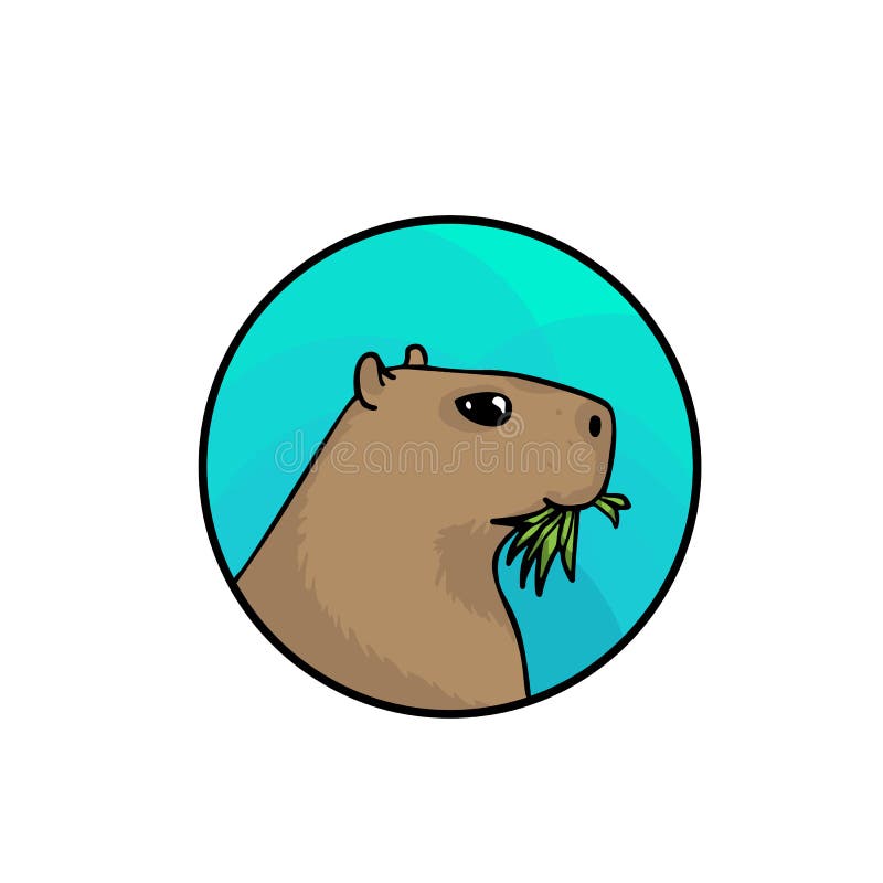 Lili Chin, Doggie Drawings on Instagram: "Dobby (RIP) the capybara. Commissioned
