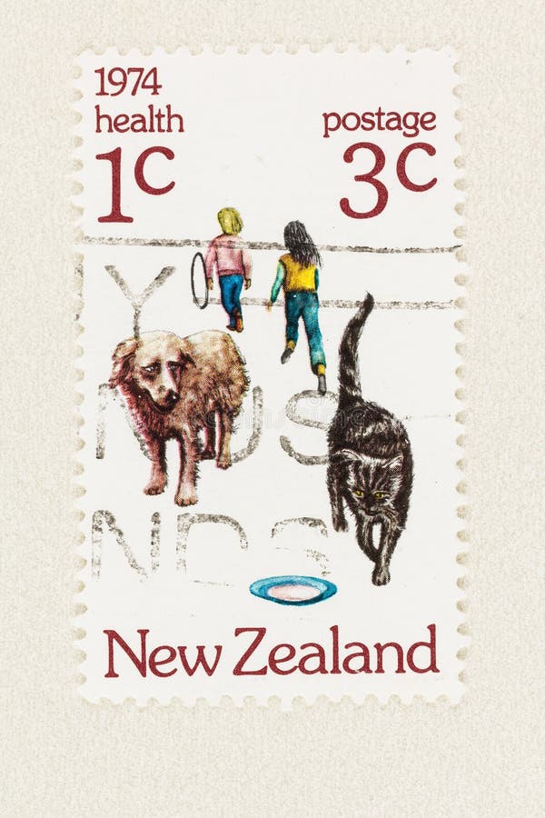 Animal Health Charity New Zealand Postage Stamp