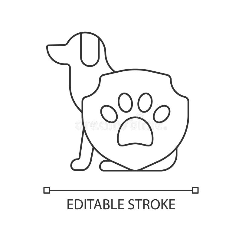 Animal Protection Linear Icon Stock Vector - Illustration of health, linear: 224804367 Animal Protection Linear Icon Stock Vector - Illustration of health, linear: 224804367