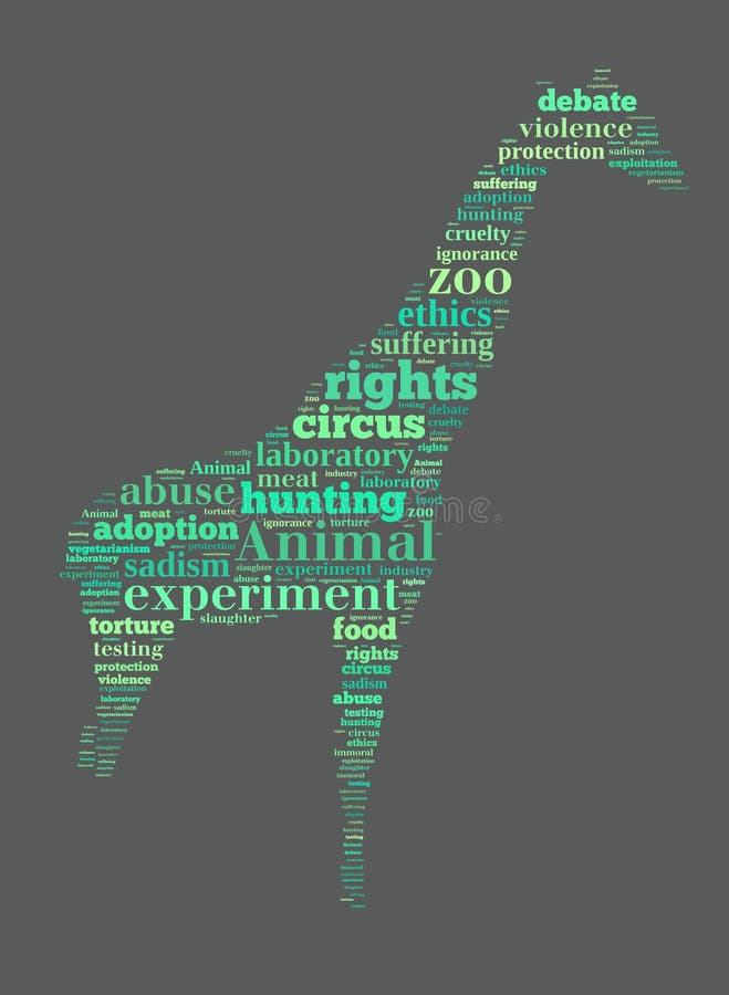 Animal Rights stock illustration. Illustration of word - 171422103 Animal Rights stock illustration. Illustration of word - 171422103