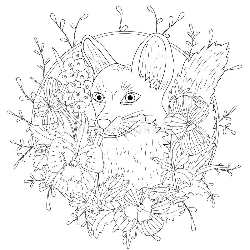 Desenhos para colorir para crianças gratuitos de Raposas - Raposas -  Coloring Pages for Adults