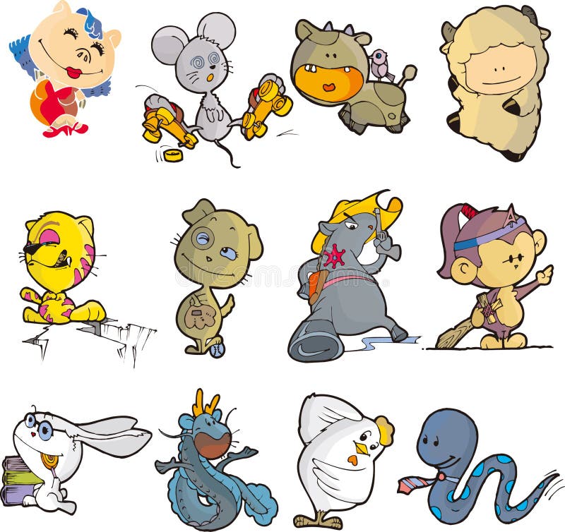 A picture with some lovely animal. Sheep gun illustrations