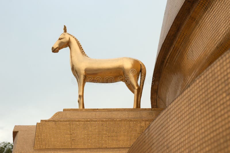 Animal Statue in Temple,Thailand. Stock Photo Image of heritage