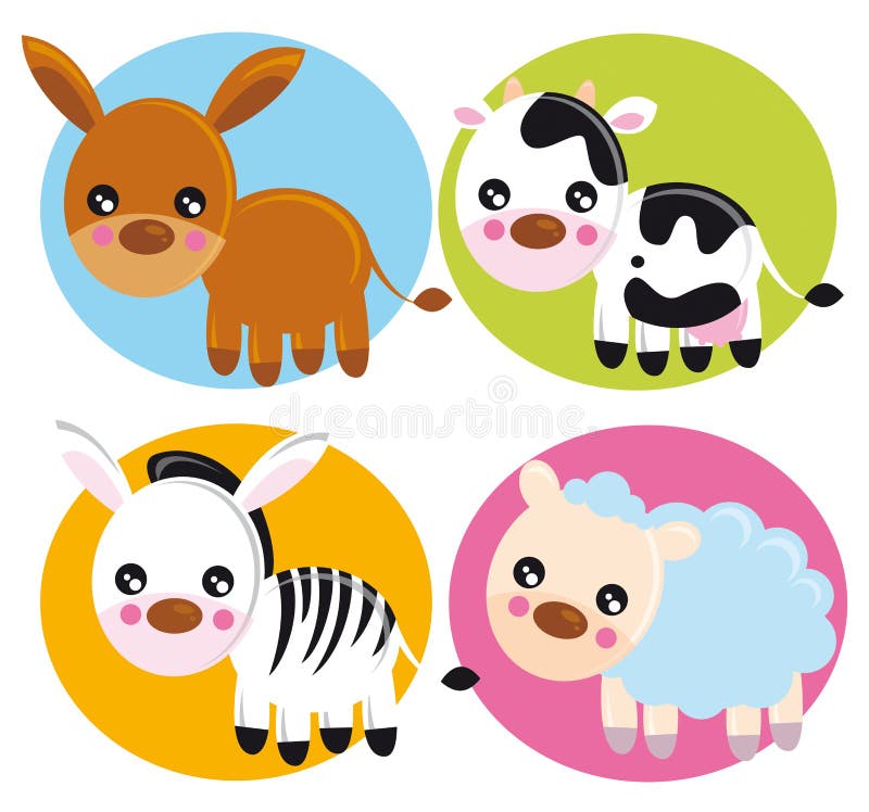 Animales stock de ilustración