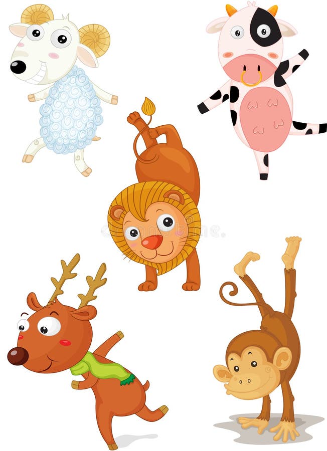Animali Mixed royalty illustrazione gratis Animali Mixed royalty illustrazione gratis