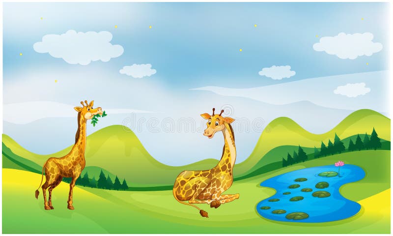 Giraffe Drink Water Stock Illustrations – 33 Giraffe Drink Water Stock  Illustrations, Vectors & Clipart - Dreamstime