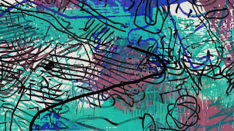 Animated Abstract Grunge Texture Overlay Background vector illustration