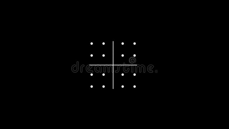 Animated abstract shapes icons with minimalist and simple style. royalty free illustration