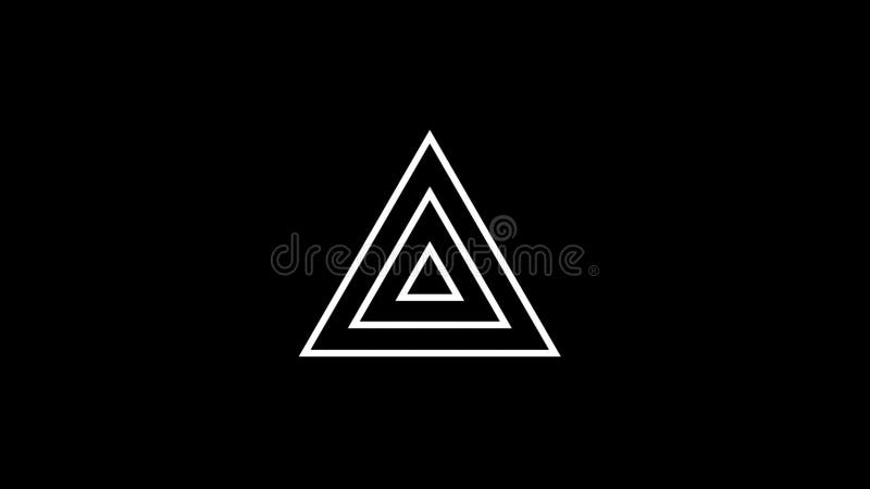 Animated abstract shapes icons with minimalist and simple style. royalty free illustration