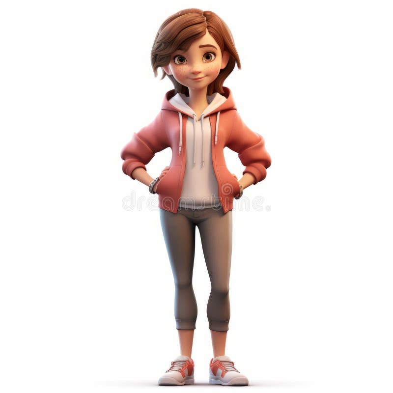 an animated character, in the style of schoolgirl lifestyle, stands in front of a white wall. the character is ultra detailed, with a light bronze and pink color scheme. the design is reminiscent of jean restout the younger's highly detailed figures. the cartoon mis-en-scene creates a playful atmosphere, with a touch of terracotta. ai generated. an animated character, in the style of schoolgirl lifestyle, stands in front of a white wall. the character is ultra detailed, with a light bronze and pink color scheme. the design is reminiscent of jean restout the younger's highly detailed figures. the cartoon mis-en-scene creates a playful atmosphere, with a touch of terracotta. ai generated