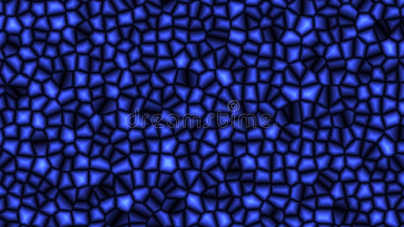 Animated crystal shapes, abstract psychedelic background stock illustration