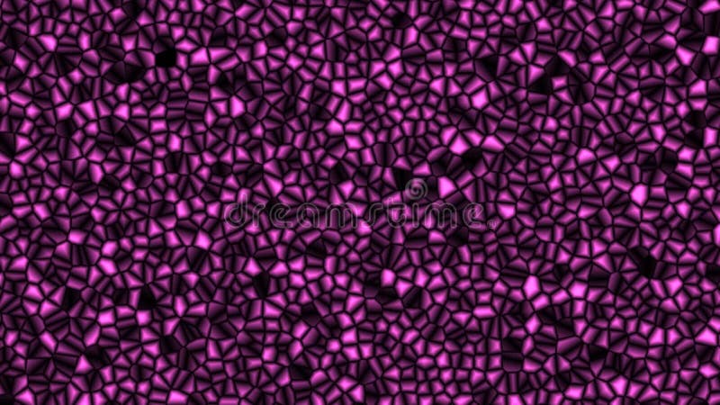 Animated crystal shapes, abstract psychedelic background stock illustration
