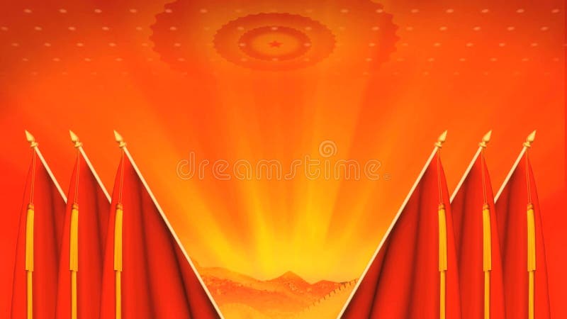 Animated Flag Background for China People S Congress Stock Video - Video of  politics, government: 53991315