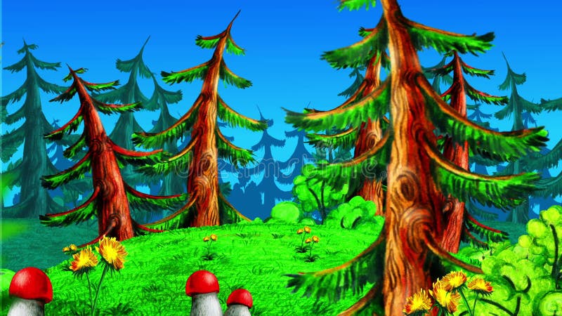 Animated forest stock footage. Video of television, mood - 38865186