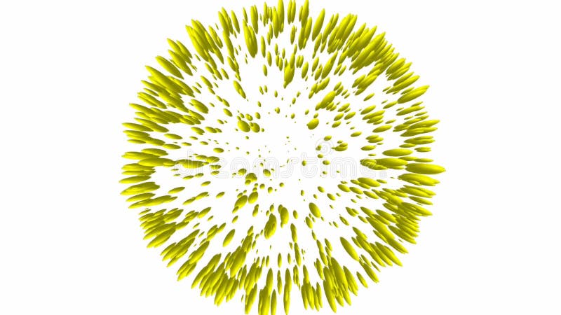 Animated spherical Particles vector illustration