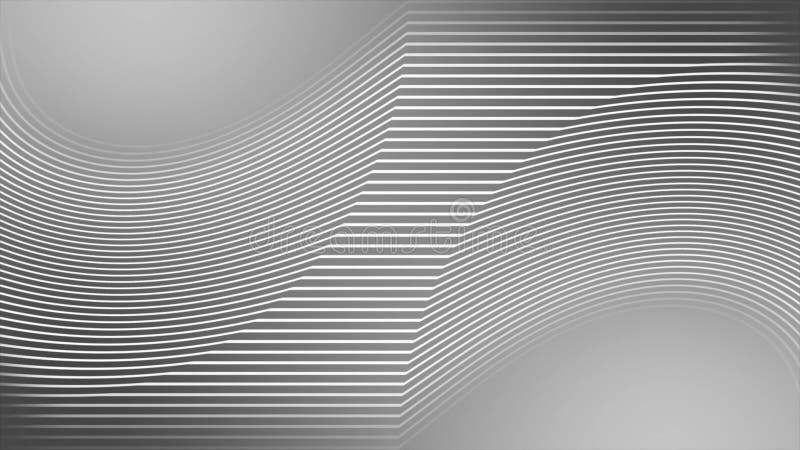 White color multiple parallel lines abstract pattern with blank space modern design loop able geometrical background for presentat vector illustration