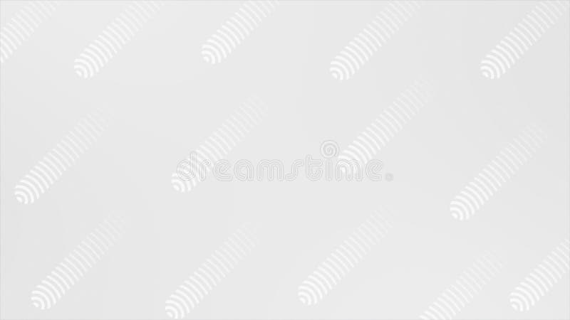 White color repeating lines minimal geometrical futuristic loop able background royalty free illustration