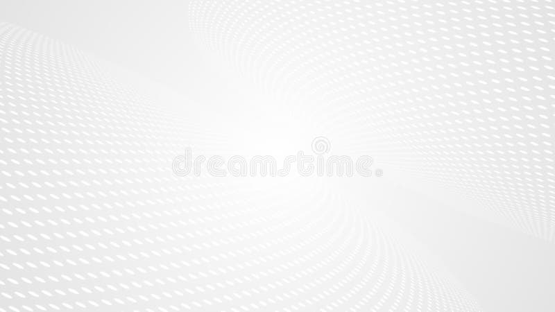White color simple circular dots futuristic seamless halftone loop able background for business purpose stock illustration