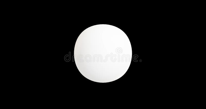 Animation abstraite en boucle 3d coquille jaune doré illustration de vecteur