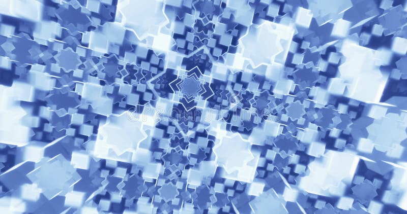 Animation abstrakter dynamischer geometrischer Formen für den Hintergrund stock abbildung