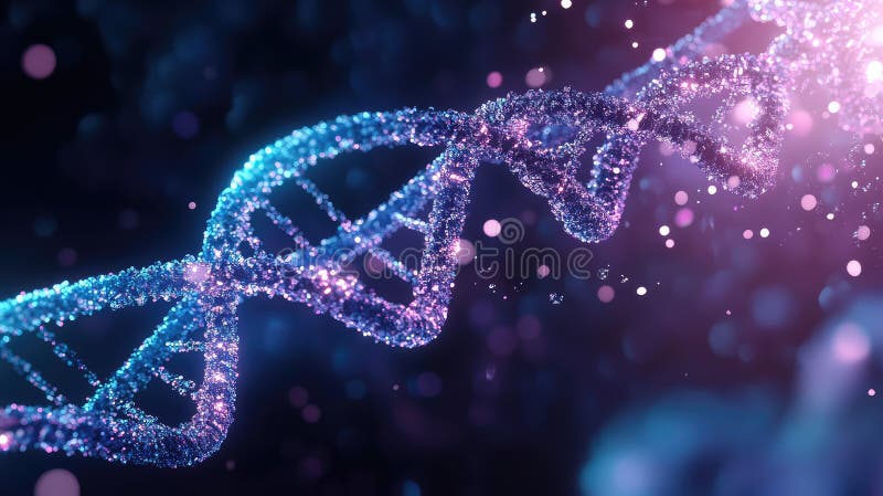 Animation animating DNA strand vector illustration