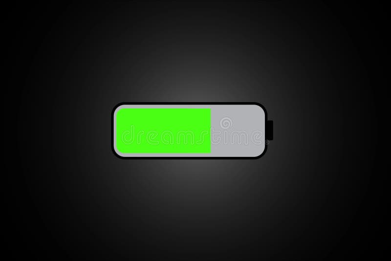 Animation of Battery Loading, Battery Charging Animation Stock Footage
