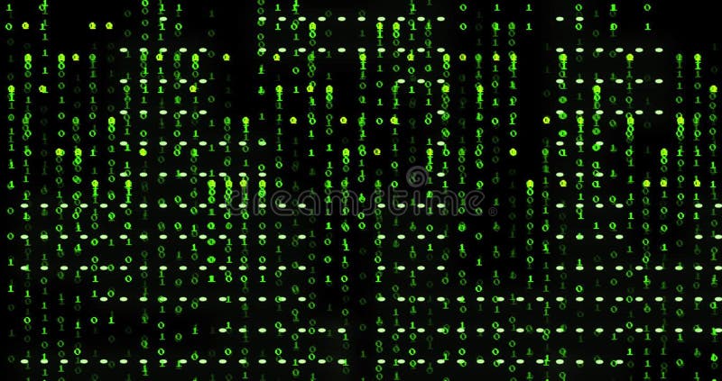 Animation of binary coding and data processing. Global networks, digital interface, data processing and connections concept digitally generated video. Binary coding data processing video