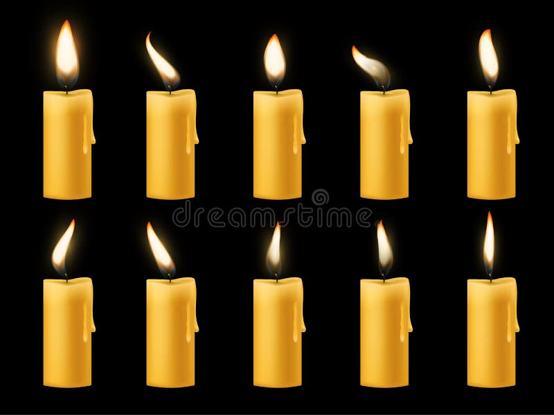 Blog, candle, fire, flame, light, melting, wax icon - Download on