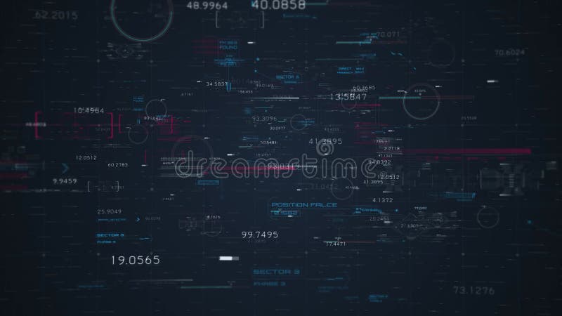 Animation cg étonnante présente technologie moderne illustration libre de droits
