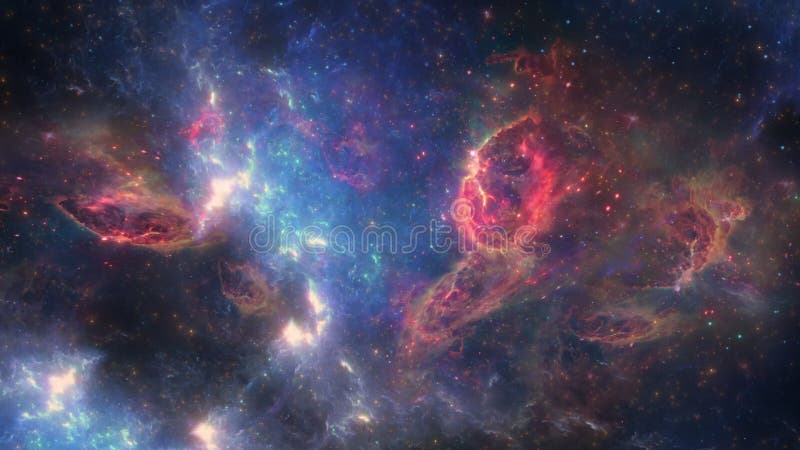 Animation d'espace 4k cg illustration stock