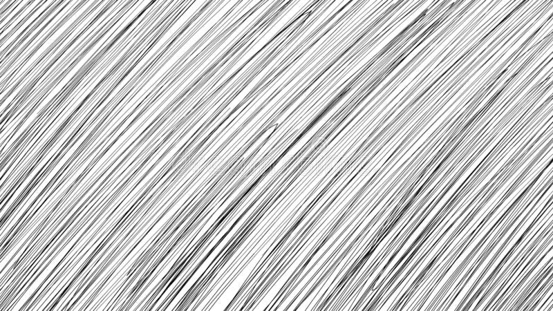 Animation d'un arrangement dense de lignes diagonales avec différents espacements de lignes illustration de vecteur