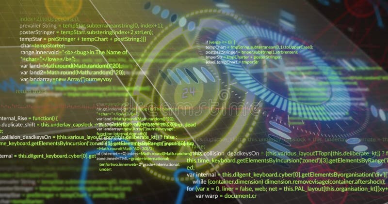 Animation of data processing and binary coding on blue background. Global business and data processing concept digitally generated video. Binary coding data processing video