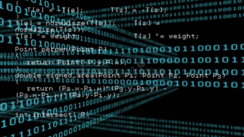 Animation of data processing over binary coding computing. global data processing and digital interface concept digitally generated video. Binary coding data processing video
