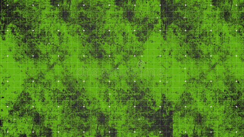 Animation de formes vertes se déplaçant sur le réseau de connexions illustration libre de droits