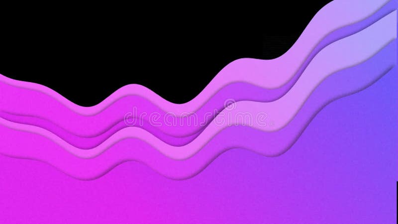 Animation de l'effet de texture de forme de dégradé sur fond noir avec espace de copie illustration libre de droits