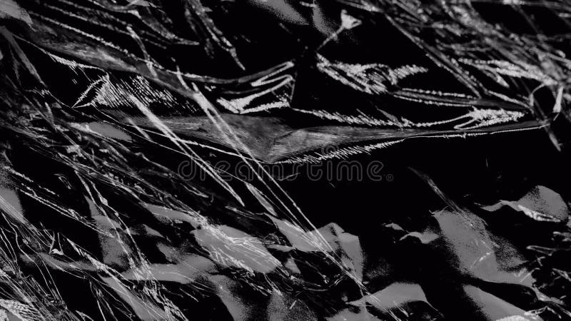 Animation de lignes rayées blanches sur fond noir de texture scindée illustration stock