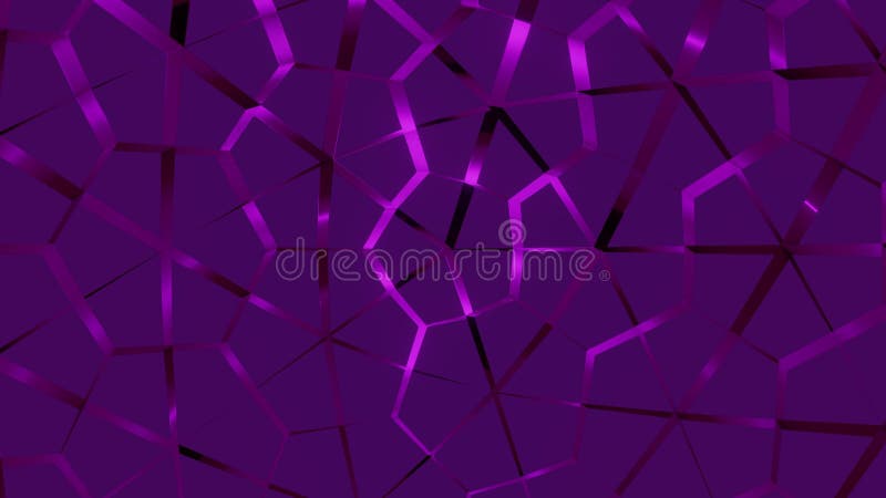 Animation de rotation 3d graphique. fond abstrait violet. illustration de vecteur