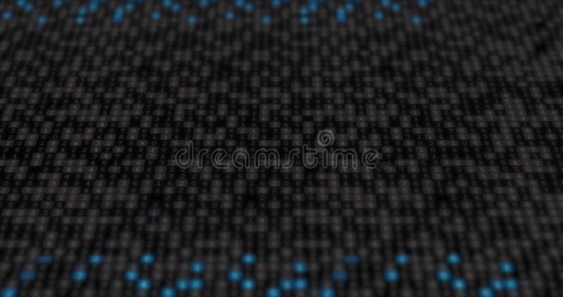Animation de texture avec points noirs gris et bleus en mouvement illustration libre de droits