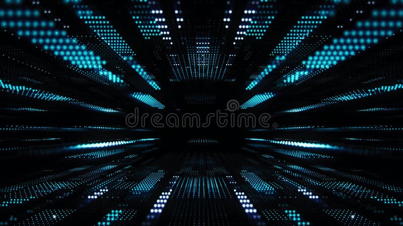 Animation digital information sci-fi screen background. royalty free illustration