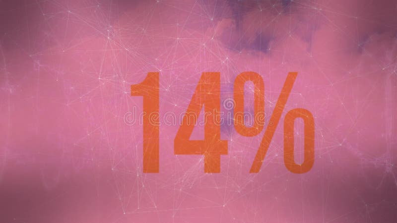 Animation of Increasing Percentage with Graphical Connecting Dots ...