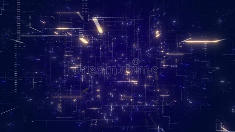 Animation 4k scifi illustration de vecteur