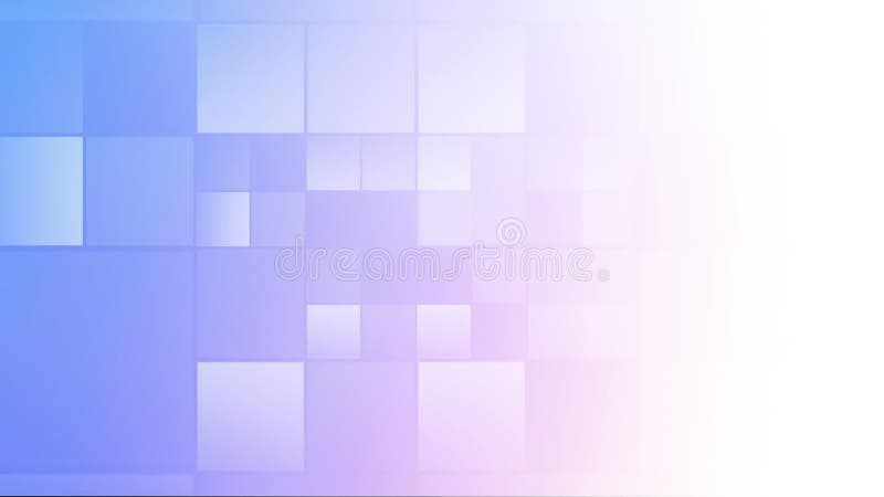 Animation of looping squares over gradient background stock illustration