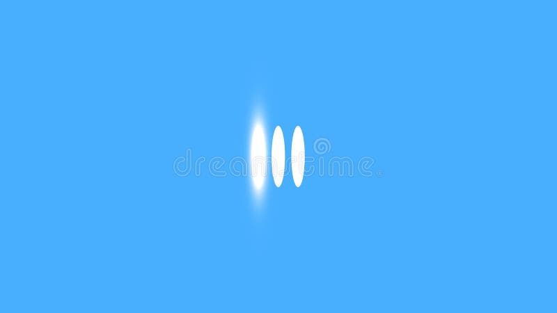 Animation modern light ellipse loading bar with blue background. stock footage