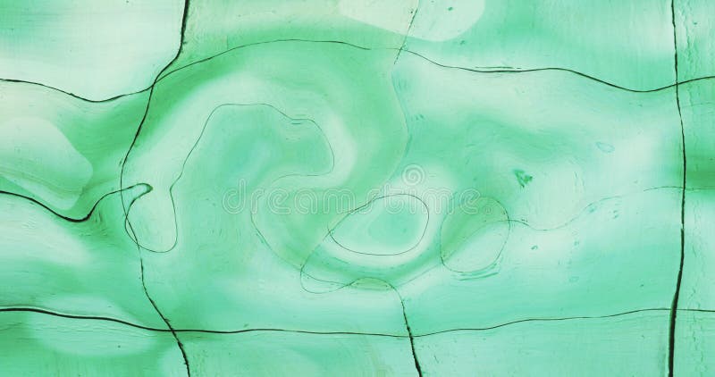 Animation numérique de l'effet de texture liquide fluide sur fond vert illustration libre de droits