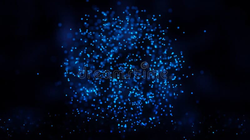 Animation of plexus network from phone symbol on colorful background with flowing of plexus particles. Animation of royalty free illustration