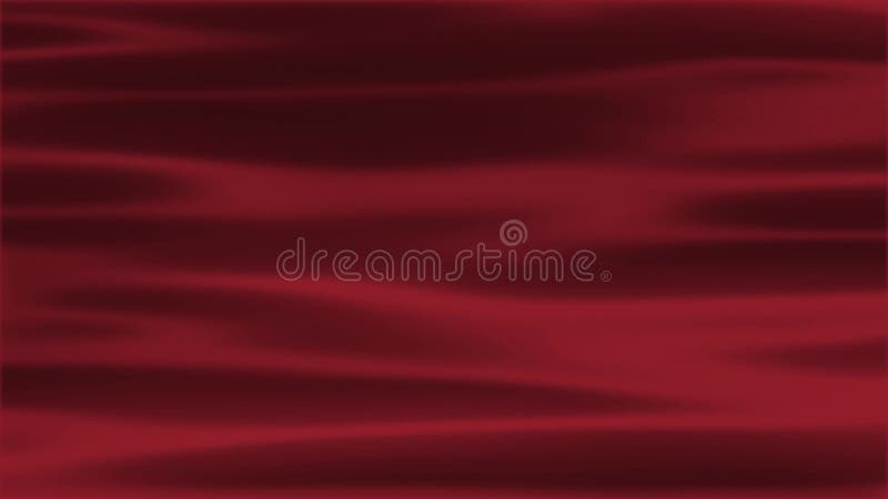 Animation of Red-Brown Waving Cloth Background. vector illustration