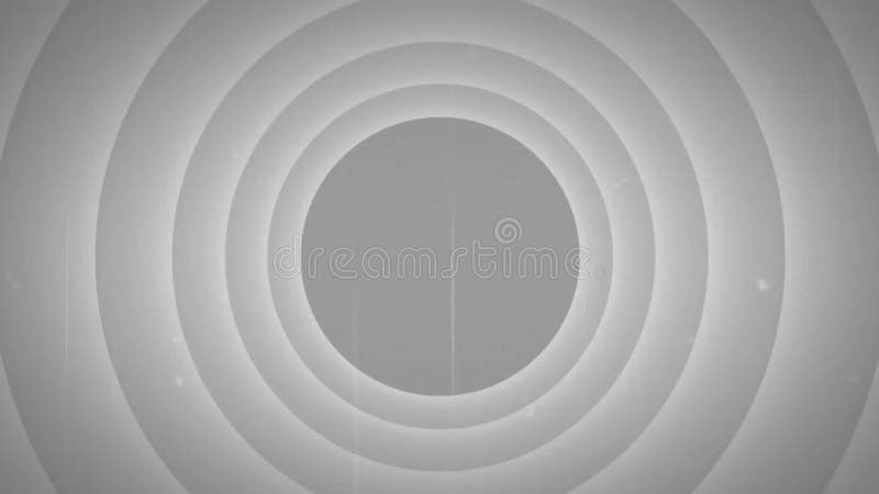Animation of red shapes moving over gray circles stock illustration