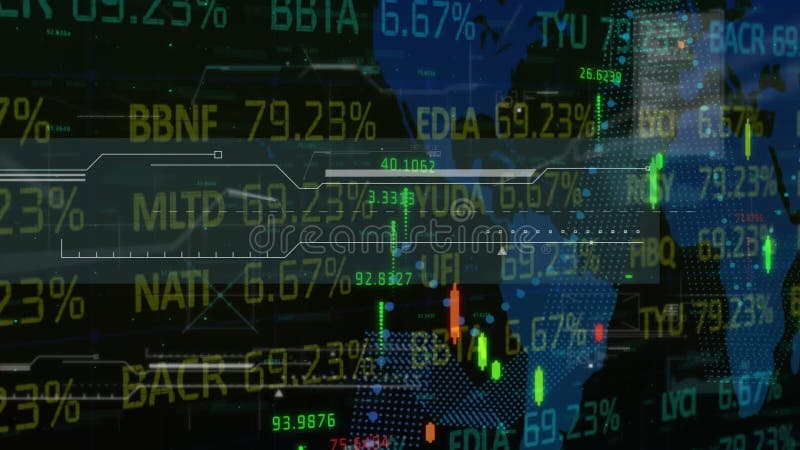 Animation Of Statistics And Data Processing Over World Map Stock Video Animation Of Statistics And Data Processing Over World Map Stock Video