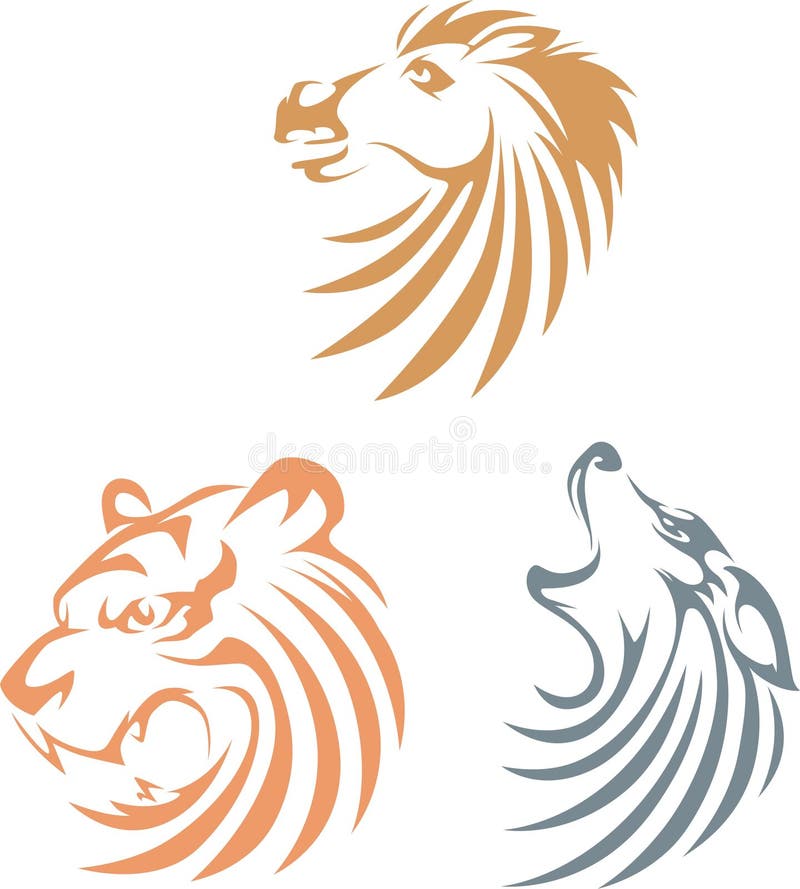 Animaux de type de sifflement illustration libre de droits Animaux de type de sifflement illustration libre de droits
