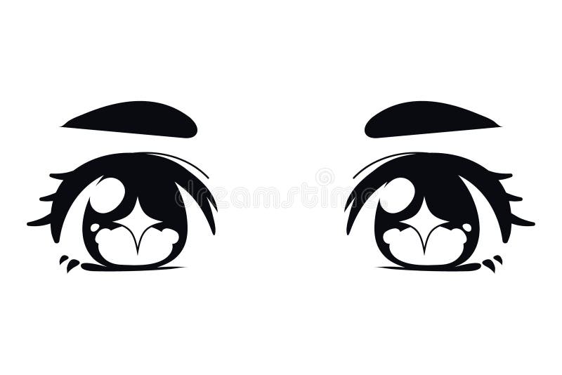 anime eyes close up 10825955 Vector Art at Vecteezy